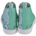 Flowers Branch Corolla Wreath Lease Women s Mid-Top Canvas Sneakers View4