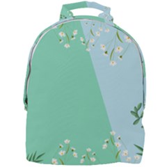 Flowers Branch Corolla Wreath Lease Mini Full Print Backpack by Grandong