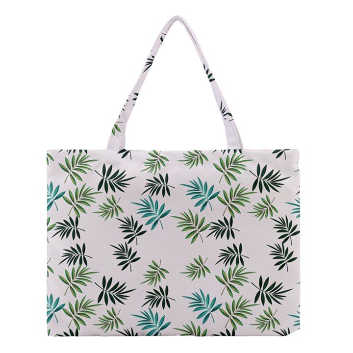 Leaves Plants Design Medium Tote Bag