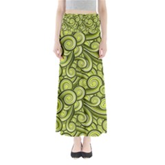 Flower Design Paradigm Start Full Length Maxi Skirt by Grandong