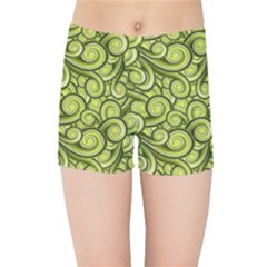 Flower Design Paradigm Start Kids  Sports Shorts by Grandong