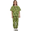 Flower Design Paradigm Start Kids  T-Shirt and Pants Sports Set View1