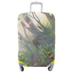 Peafowl Peacock Bird Birds Painting Art Wildlife Luggage Cover (medium) by Sarkoni