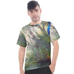 Peafowl Peacock Bird Birds Painting Art Wildlife Men s Sport Top by Sarkoni