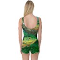 Peacock Bass Fishing One Piece Boyleg Swimsuit View2