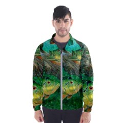 Peacock Bass Fishing Men s Windbreaker by Sarkoni