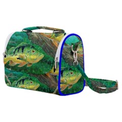 Peacock Bass Fishing Satchel Shoulder Bag by Sarkoni