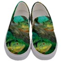 Peacock Bass Fishing Men s Canvas Slip Ons View1