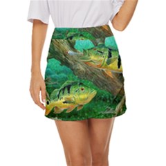 Peacock Bass Fishing Mini Front Wrap Skirt by Sarkoni