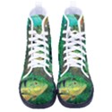 Peacock Bass Fishing Kid s High-Top Canvas Sneakers View1