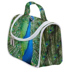 Peafowl Peacock Satchel Handbag by Sarkoni