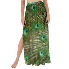 Peafowl Peacock Maxi Chiffon Tie-up Sarong by Sarkoni