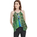 Peafowl Peacock Flowy Camisole Tank Top View1