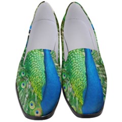 Peafowl Peacock Women s Classic Loafer Heels by Sarkoni