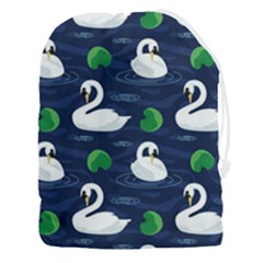 Swan-pattern-elegant-design Drawstring Pouch (3xl) by Proyonanggan