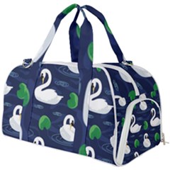 Swan-pattern-elegant-design Burner Gym Duffel Bag by Proyonanggan