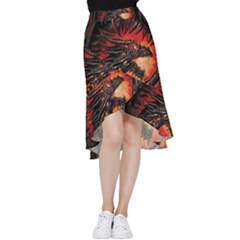 Dragon Frill Hi Low Chiffon Skirt by Ndabl3x