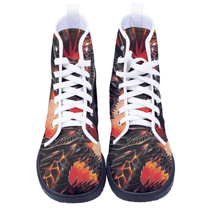 Dragon Women s High-Top Canvas Sneakers