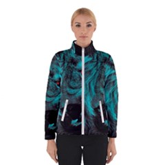 Angry Male Lion Predator Carnivore Women s Bomber Jacket by Ndabl3x