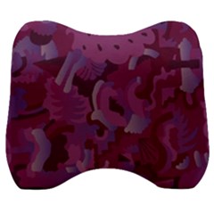 Pattern Warhola Velour Head Support Cushion by Ndabl3x