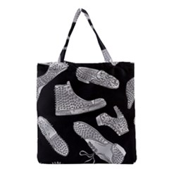 Pattern Shiny Shoes Grocery Tote Bag by Ndabl3x