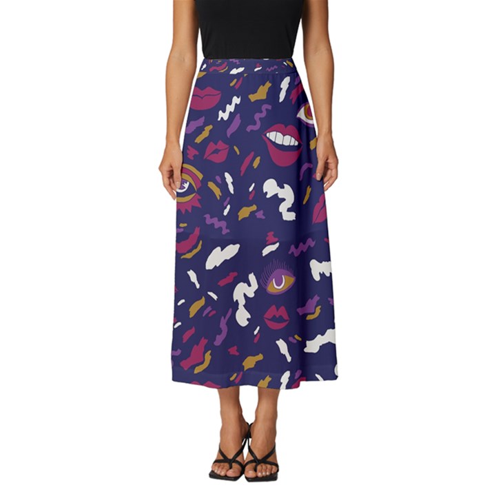 Pattern Burton Galmour Classic Midi Chiffon Skirt