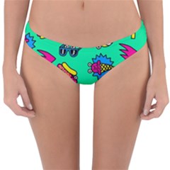 Pattern Adweek Summer Reversible Hipster Bikini Bottoms by Ndabl3x