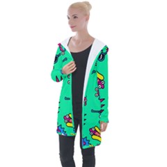 Pattern Adweek Summer Longline Hooded Cardigan by Ndabl3x