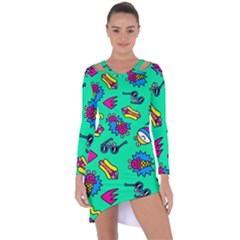 Pattern Adweek Summer Asymmetric Cut-out Shift Dress by Ndabl3x