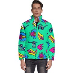 Pattern Adweek Summer Men s Puffer Bubble Jacket Coat by Ndabl3x