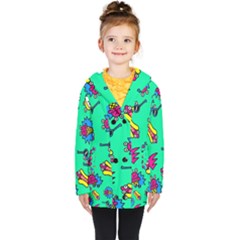 Pattern Adweek Summer Kids  Double Breasted Button Coat by Ndabl3x