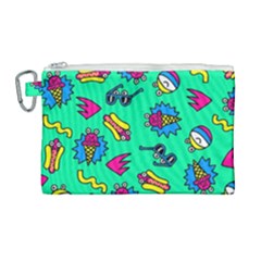 Pattern Adweek Summer Canvas Cosmetic Bag (large) by Ndabl3x