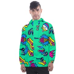 Pattern Adweek Summer Men s Front Pocket Pullover Windbreaker by Ndabl3x