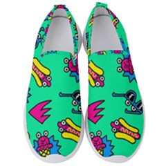 Pattern Adweek Summer Men s Slip On Sneakers by Ndabl3x