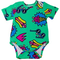 Pattern Adweek Summer Baby Short Sleeve Bodysuit by Ndabl3x