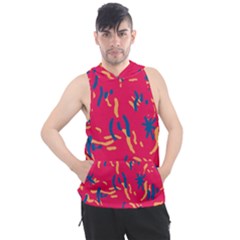 Pattern Booty Faces Men s Sleeveless Hoodie by Ndabl3x