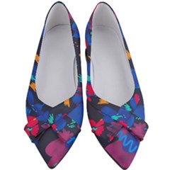 Patterns Rosebuds Women s Bow Heels