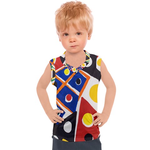 Pattern And Decoration Revisited At The East Side Galleries Jpeg Kids  Sport Tank Top by Ndabl3x