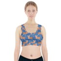 Corgi Patterns Sports Bra With Pocket View1