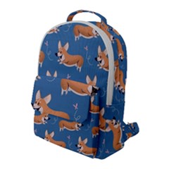 Corgi Patterns Flap Pocket Backpack (large) by Ndabl3x