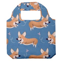 Corgi Patterns Premium Foldable Grocery Recycle Bag by Ndabl3x