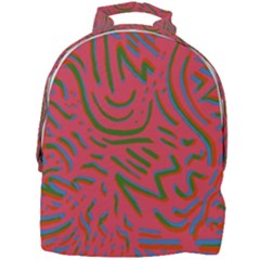 Pattern Saying Wavy Mini Full Print Backpack by Ndabl3x