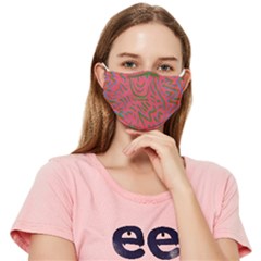 Pattern Saying Wavy Fitted Cloth Face Mask (adult) by Ndabl3x