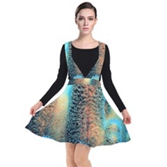 Photo Coral Great Scleractinia Plunge Pinafore Dress by Pakjumat