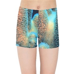 Photo Coral Great Scleractinia Kids  Sports Shorts by Pakjumat