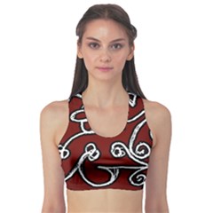 Ethnic Reminiscences Print Design Fitness Sports Bra by dflcprintsclothing