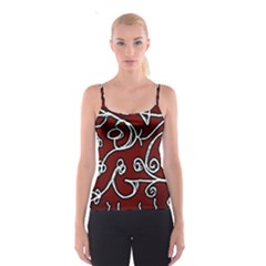 Ethnic Reminiscences Print Design Spaghetti Strap Top by dflcprintsclothing