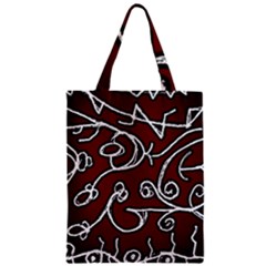 Ethnic Reminiscences Print Design Zipper Classic Tote Bag by dflcprintsclothing