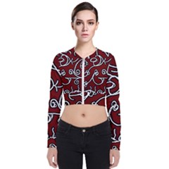 Ethnic Reminiscences Print Design Long Sleeve Zip Up Bomber Jacket by dflcprintsclothing