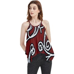 Ethnic Reminiscences Print Design Flowy Camisole Tank Top by dflcprintsclothing